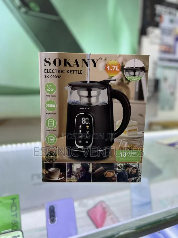 SOKANY Digital Electric Kettle 1.7L · Photo 1