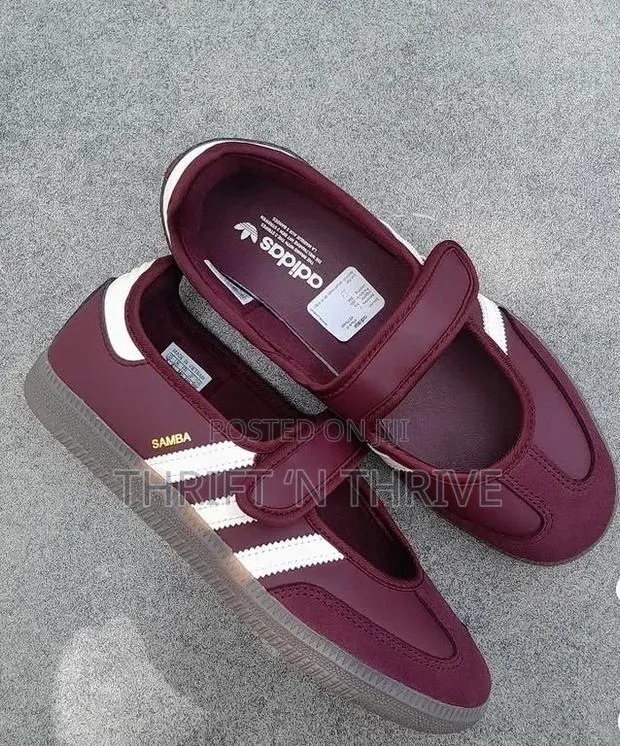 Adidas Samba Jane Burgundy (Maroon) · Photo 1
