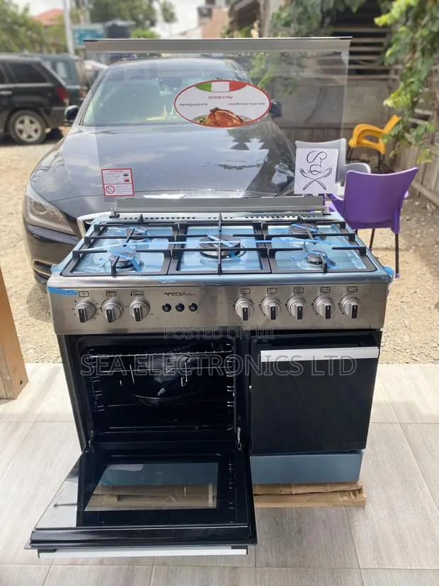 Mediatech 5 Burner Oven and Grill Silver · Photo 1