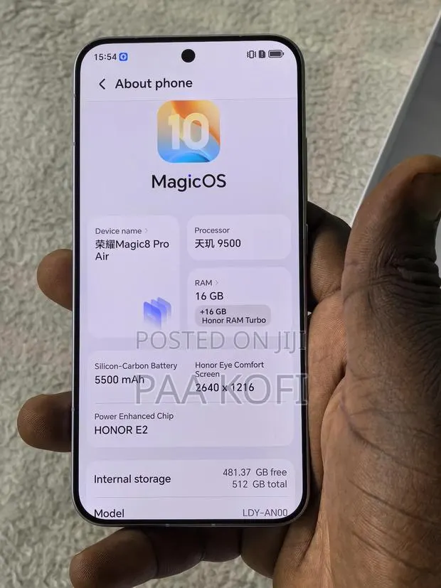 New Honor Magic8 Pro Air 512 GB Purple · Photo 1
