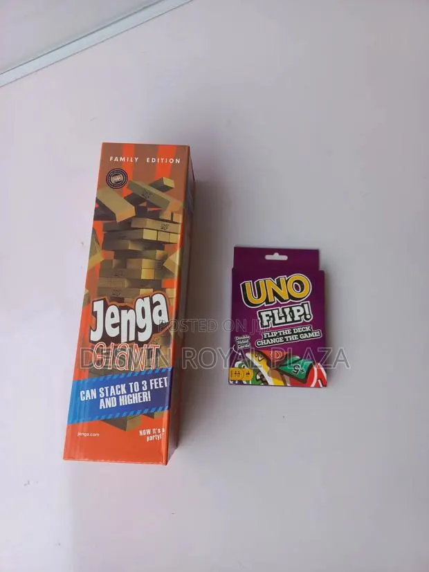 Jenga + Uno Flip · Photo 1