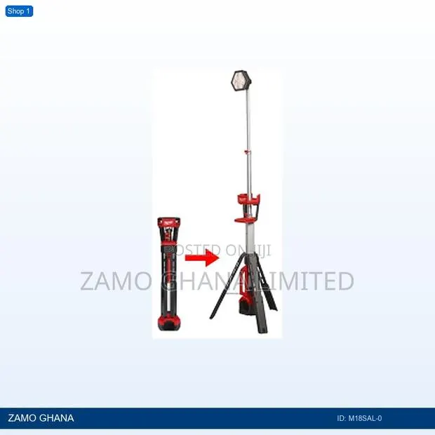 18v Led Stand Work Lamp Tower Light Basic Zero Version - M18sal-0 · Photo 1