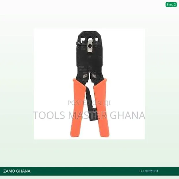 Network Plier 8 Inch Prof. More in One Modular Crimping Pl - H · Photo 1
