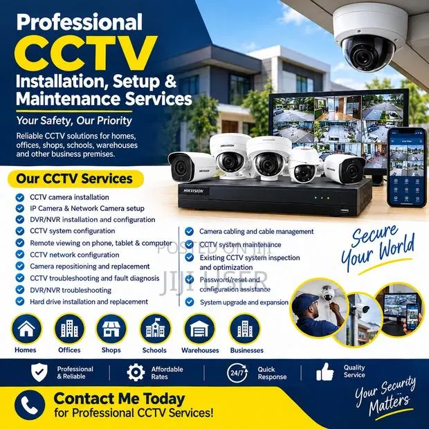 Professional CCTV Installation, Setup & Maintenance Services · Photo 1
