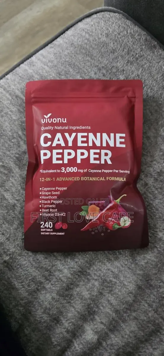 VivoNu Cayenne Pepper Softgels | Leg Vein Heart Support, Beetroot · Photo 1