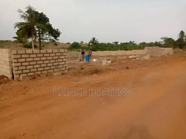 Registered 2 Plot of Land Along the Road for Sale at Amasaman-Denchira · Photo 1