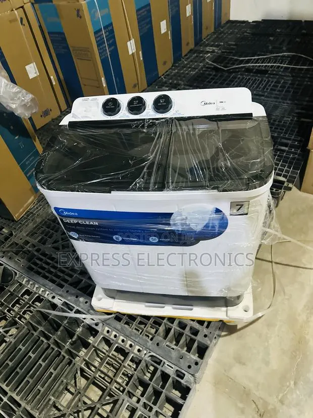 Call and Order for Midea 7kg Topload Twintub White · Photo 1
