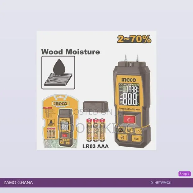 Wood Moisture - Hetwm031 · Photo 1