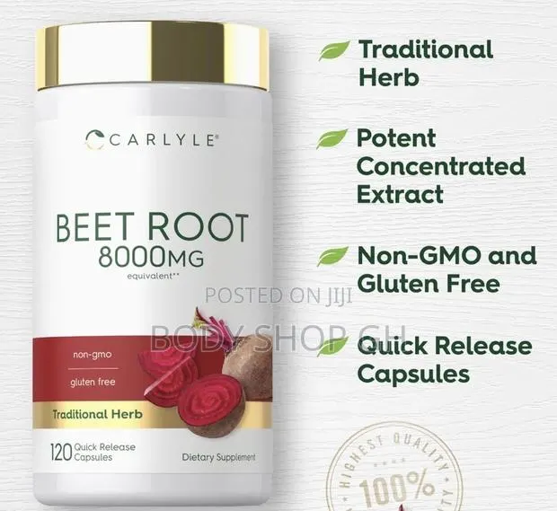 Natural Nitric Oxide Booster - Extra Strength Beet Root Supplement · Photo 1