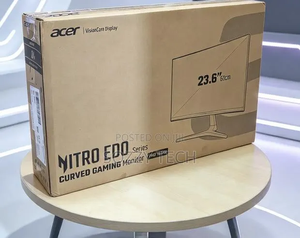 Acer Nitro ED240Q 24-Inch 1500R Curved 144Hz FHD Monitor FreeSync, · Photo 1