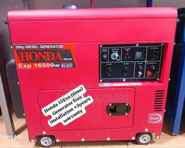 Power King Pro Honda Diesel Generator 15kva Silent · Photo 1