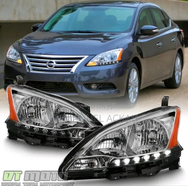 Nissan Sentra 2013 to 2015 Led Headlight Pair · Photo 1