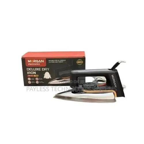 Morgan 1000w Electronics Deluxe Dry Iron - Black/Gold · Photo 1