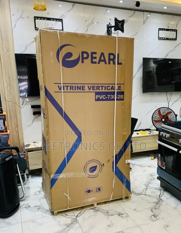 Quality Pearl PVC-730-2b 610-Liter Double-Door Glass Display Fridge · Photo 1