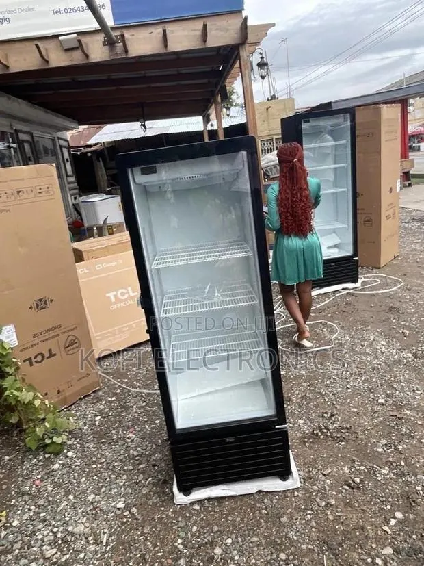 TCL 325l Elite Black Showcase Chiller Perfect for Shops Supermarkets · Photo 1