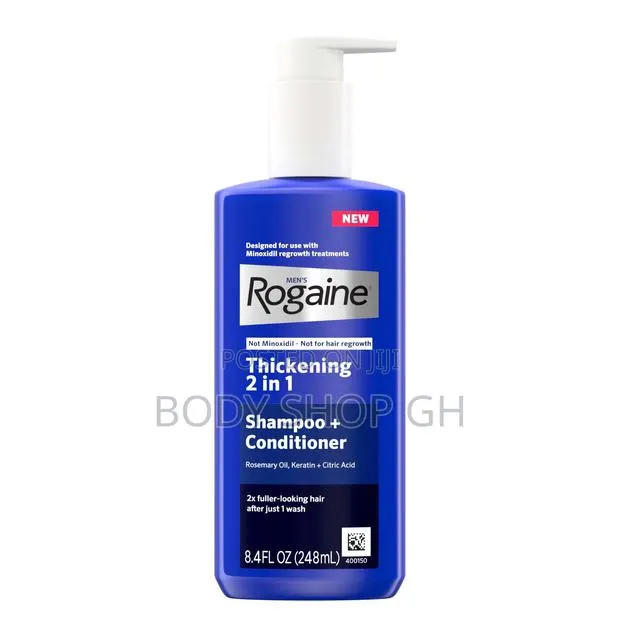 Rogaine Thickening 2 in 1 Shampoo + Conditioner - Rosemary + Keratin · Photo 1