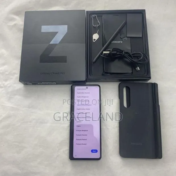 New Samsung Galaxy Z Fold3 5G 256 GB Black · Photo 1