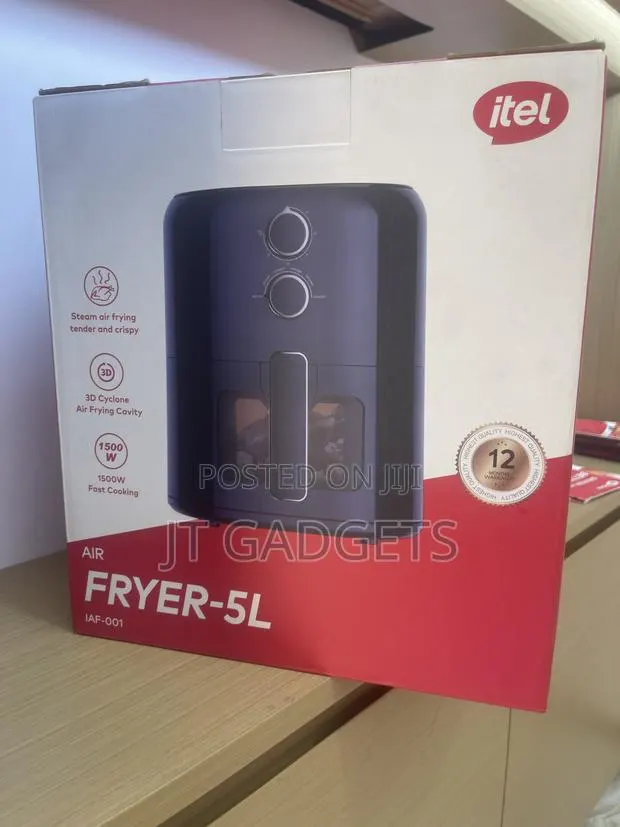 Itel Air Fryer 5L (IAF-001) | 1500W | Brand New · Photo 1