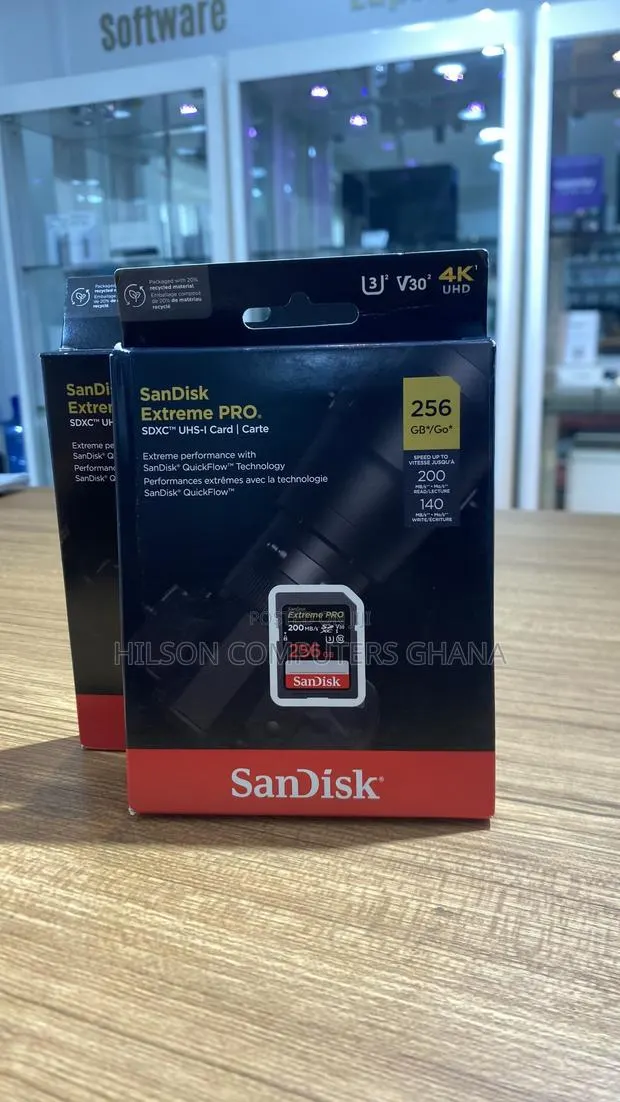 SanDisk 256GB Extreme PRO UHS-I SDXC Memory Card · Photo 1