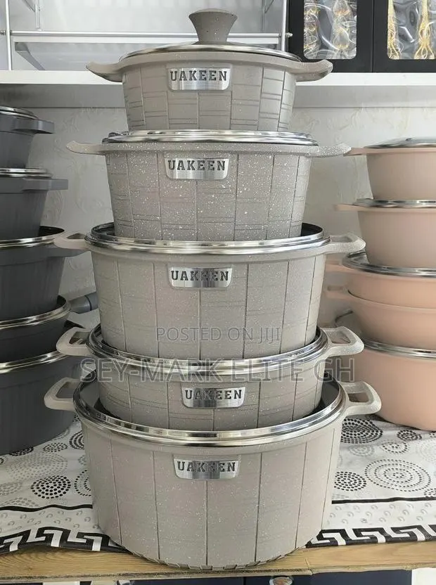 5 Set Uakeen Granite Nonstick Cookware · Photo 1