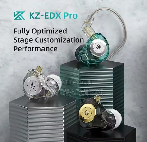 Kz Edx Pro Dynamic Earphones Hifi Bass Earbuds Without Microphone · Photo 1