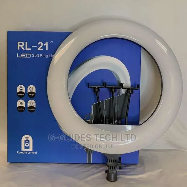 21-Inches Ring Light With Stand and Bag · Photo 1