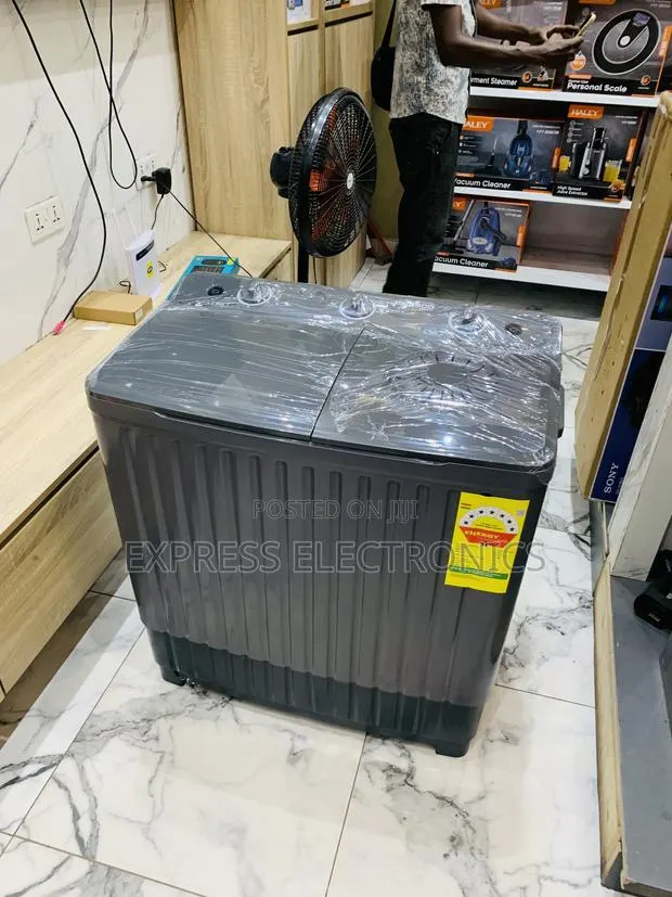 Authentic Black 11kg Topload Twintub Back. · Photo 1