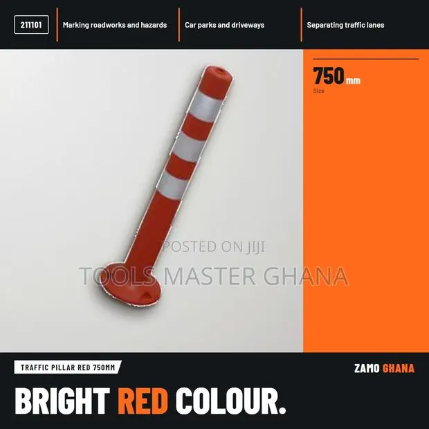Traffic Pillar Red 750Mm - 211101 · Photo 1