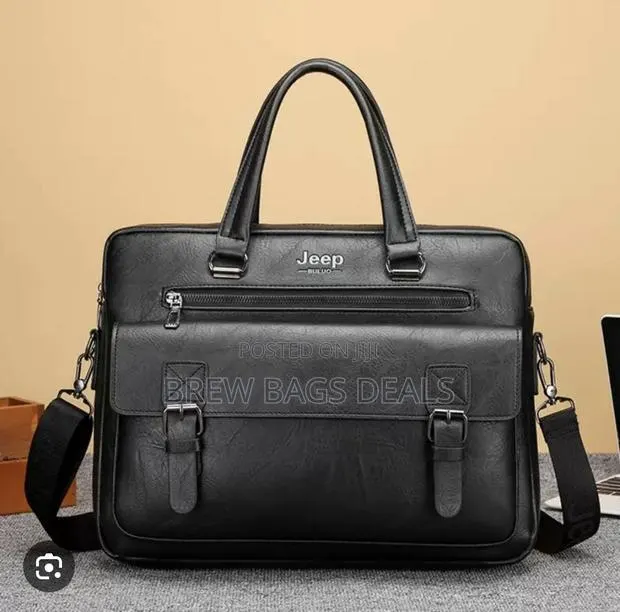 Quality Pure Leather Men Jeep 15 Inches Laptop Bag. · Photo 1