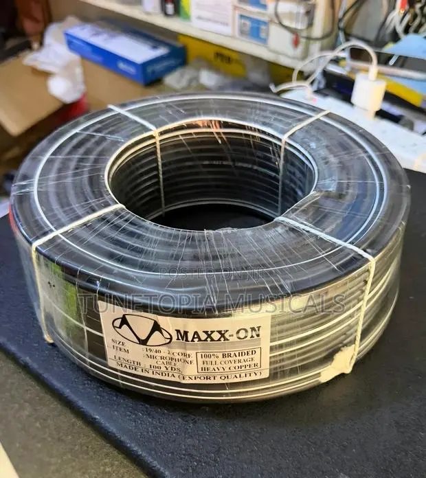 Maxx-on Microphone Cable, 100 Yards in Length, Made With Heavy Copper · Photo 1