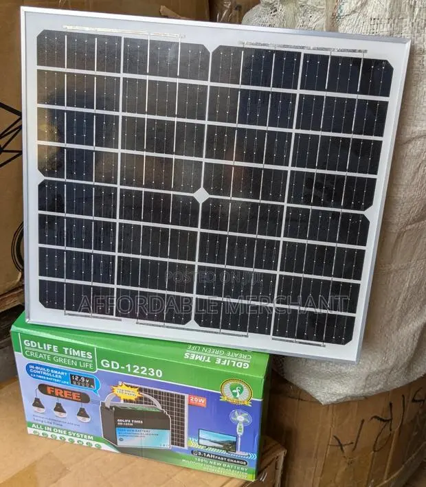 Professional Solar System Battery Panel Bulb · Photo 1