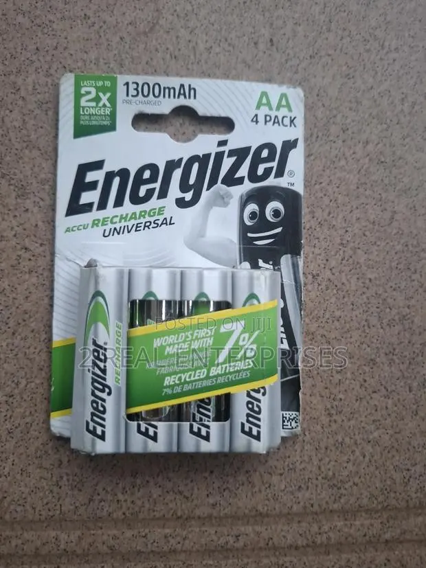 4-Pack of Energizer Accu Recharge Universal AA Batteries · Photo 1