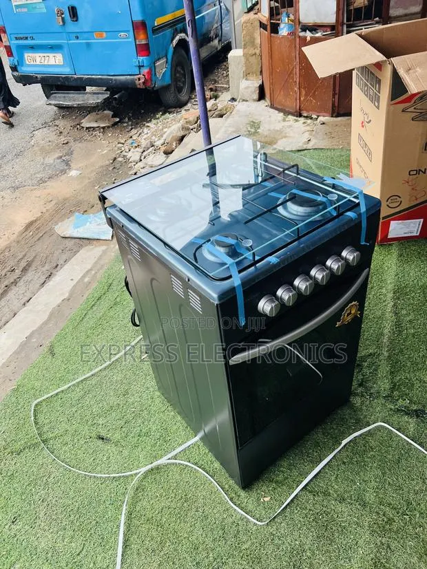 Available Now at Store Volcano Gas Cooker Oven 4burner 50/50 · Photo 1