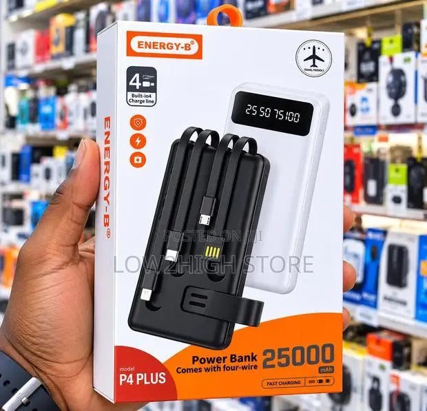 Energy-B P4 Plus 25,000mAh Fast-Charging Power Bank - Low2High · Photo 1