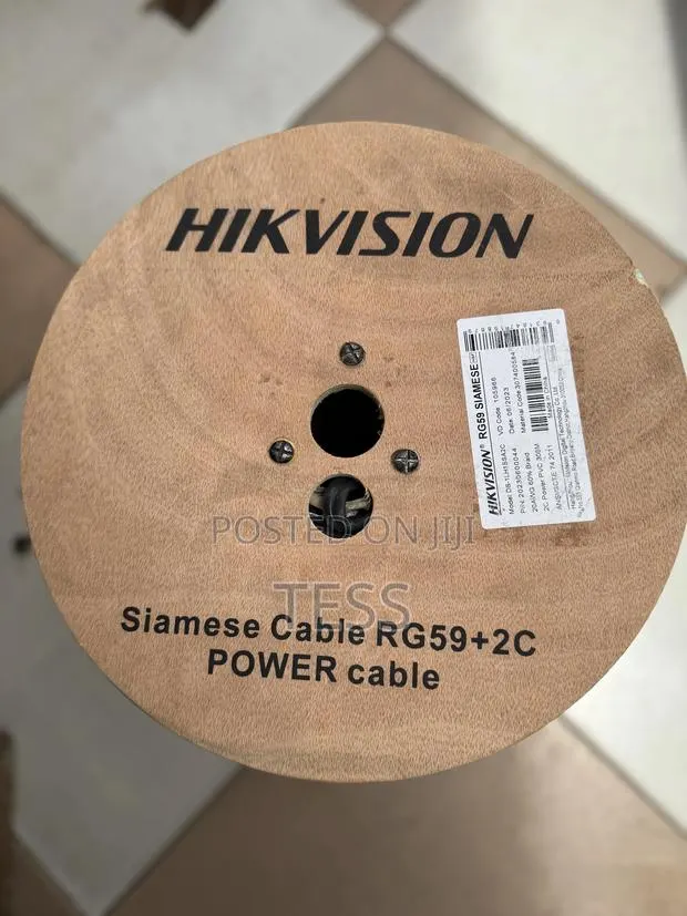 Hikvision Rg59 Coaxial Cable With Power 305m Pure Copper · Photo 1