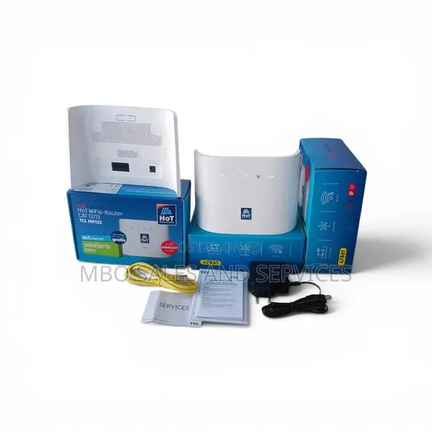 TCL Linkhub Wifi 6 Cat12/13 2.4GHz 5GHz Universal 4g+ Router+Free UPS · Photo 1