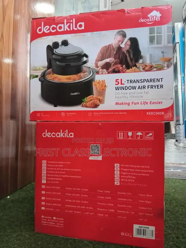 Decakila Fryer That Makes Meals Look Professionally Cooked
Description · Photo 1