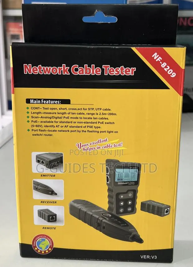 Noyafa Nf-8209 Advanced Network Cable Tester and Tone Tracer · Photo 1