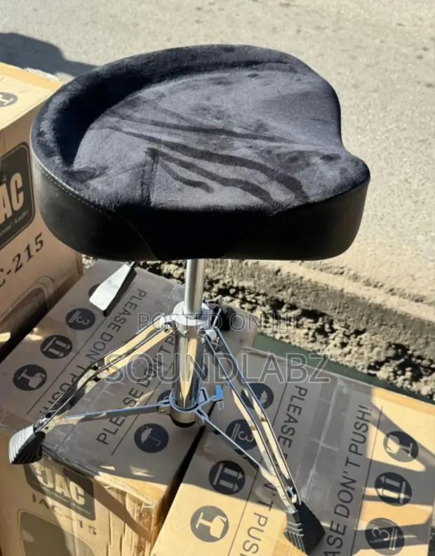 Adjustable Padded Metal Drum Stool Professional Drum Seat · Photo 1