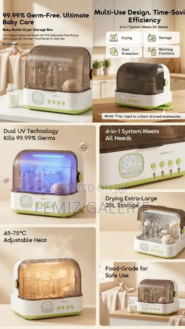 Oraimo DryNest 4in1 Baby Bottle Dryer · Photo 2