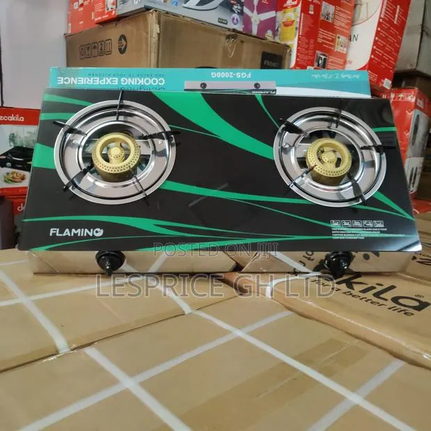 Super Efficient 2 Burner Glass Top Gas Stove From Flamino · Photo 1