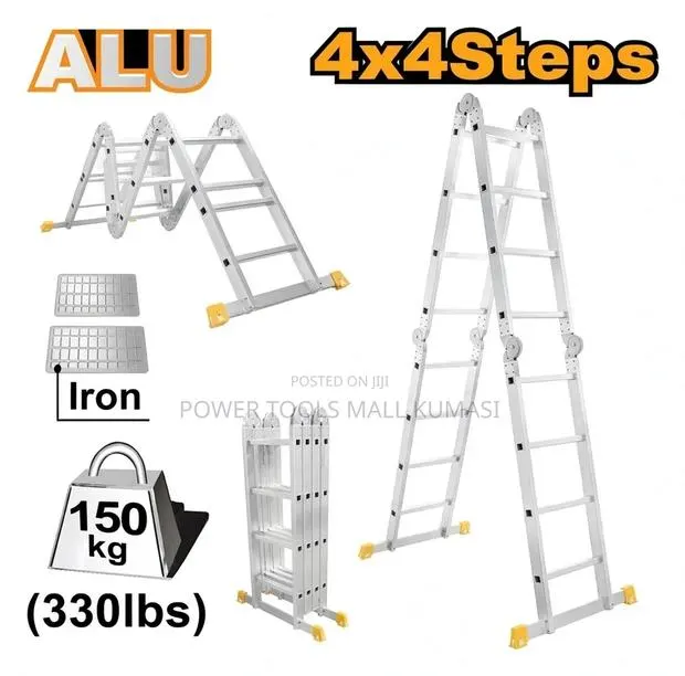Multi Purpose Aluminum Ladder 4x4 · Photo 1