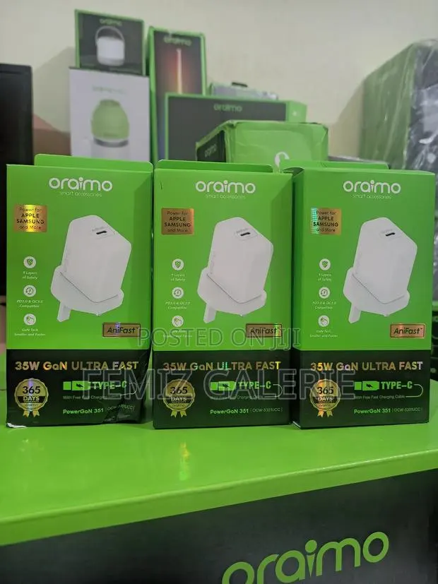 Oraimo Powergan 351 35w Gan Ultra Fast Charger Kit · Photo 1