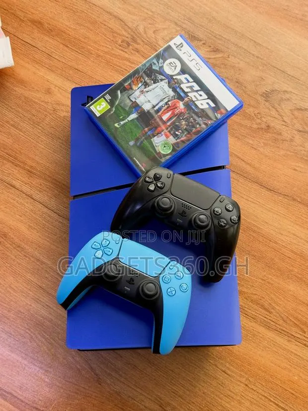 Sony PlayStation 5 Slim Standard 1TB (2 Controllers + FC26 CD) · Photo 1