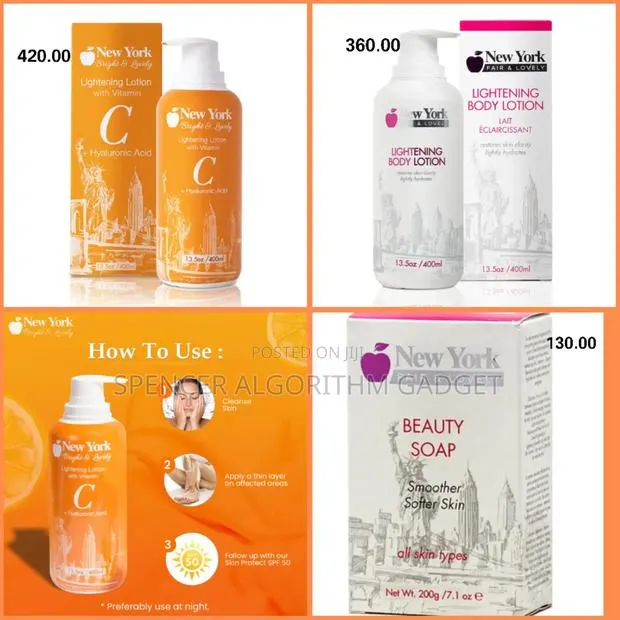 Ney York Fair Lovely Soap/Vit. C/Alpha Arbutin Lotion and Soap · Photo 1
