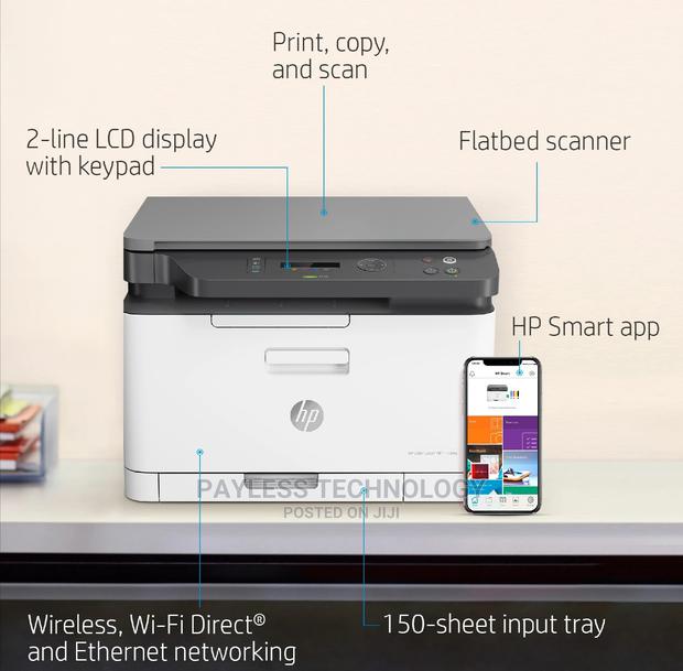 Hp Color Laser MFP 178nw Multifunction Printers · Photo 1