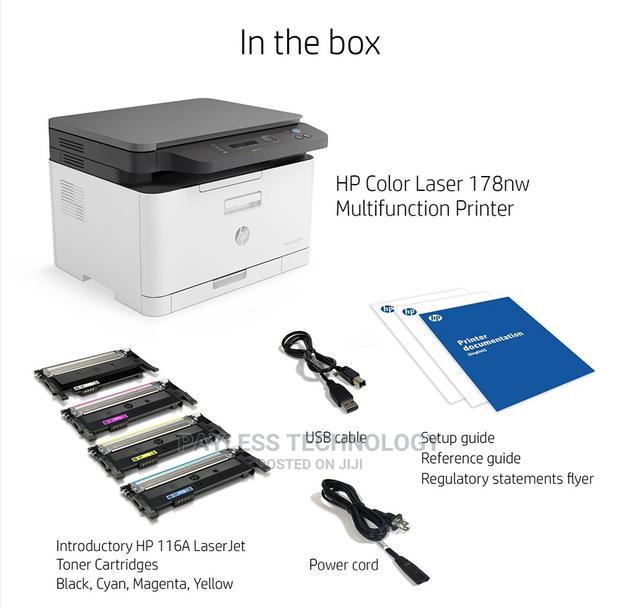 Hp Color Laser MFP 178nw Multifunction Printers · Photo 2