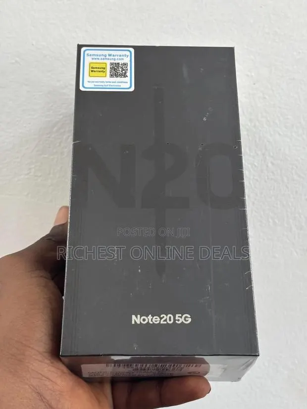New Samsung Galaxy Note 20 5G 256 GB Black · Photo 1