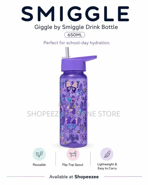 Smiggle Water Bottle / Kids Drink Bottle 650ml · Photo 3