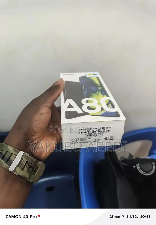 New Samsung Galaxy A80 128 GB Black · Photo 1